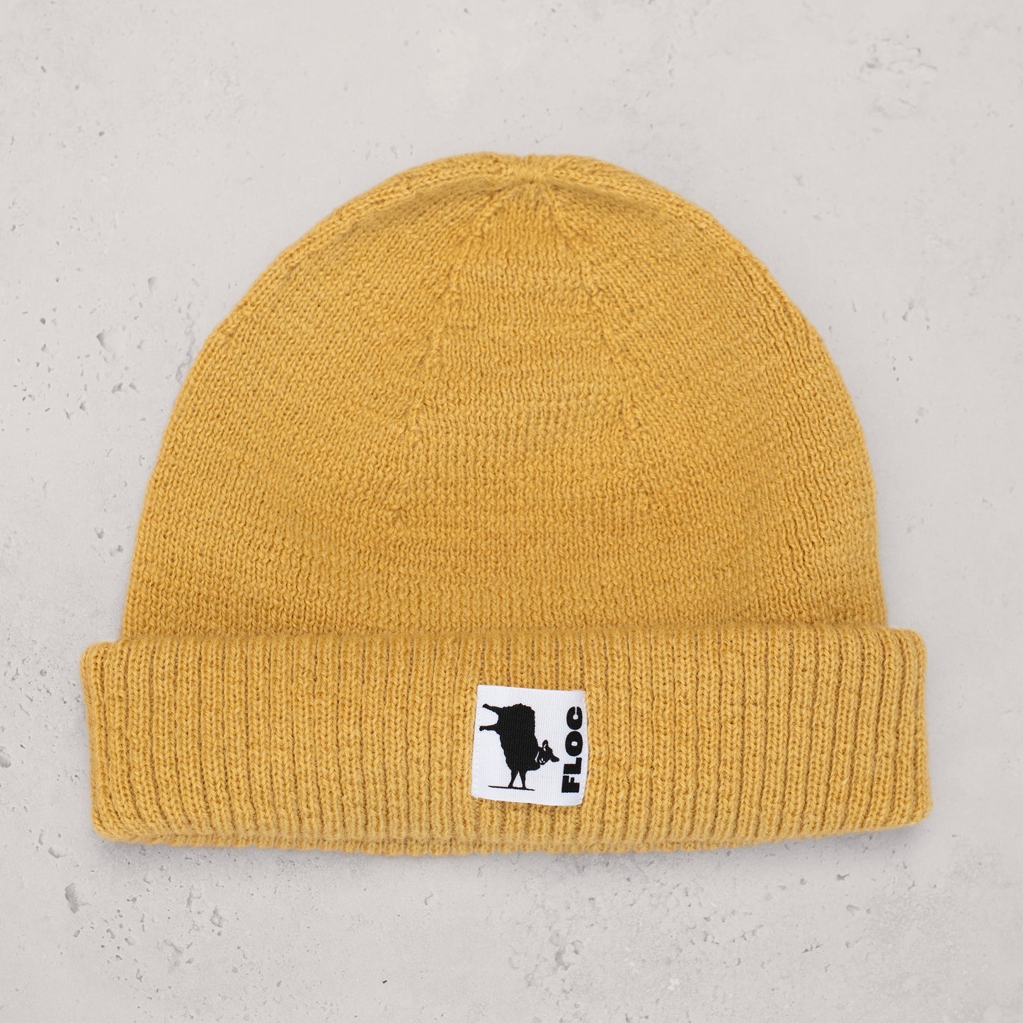 DOUBLE CUFF BEANIE - BUTTER