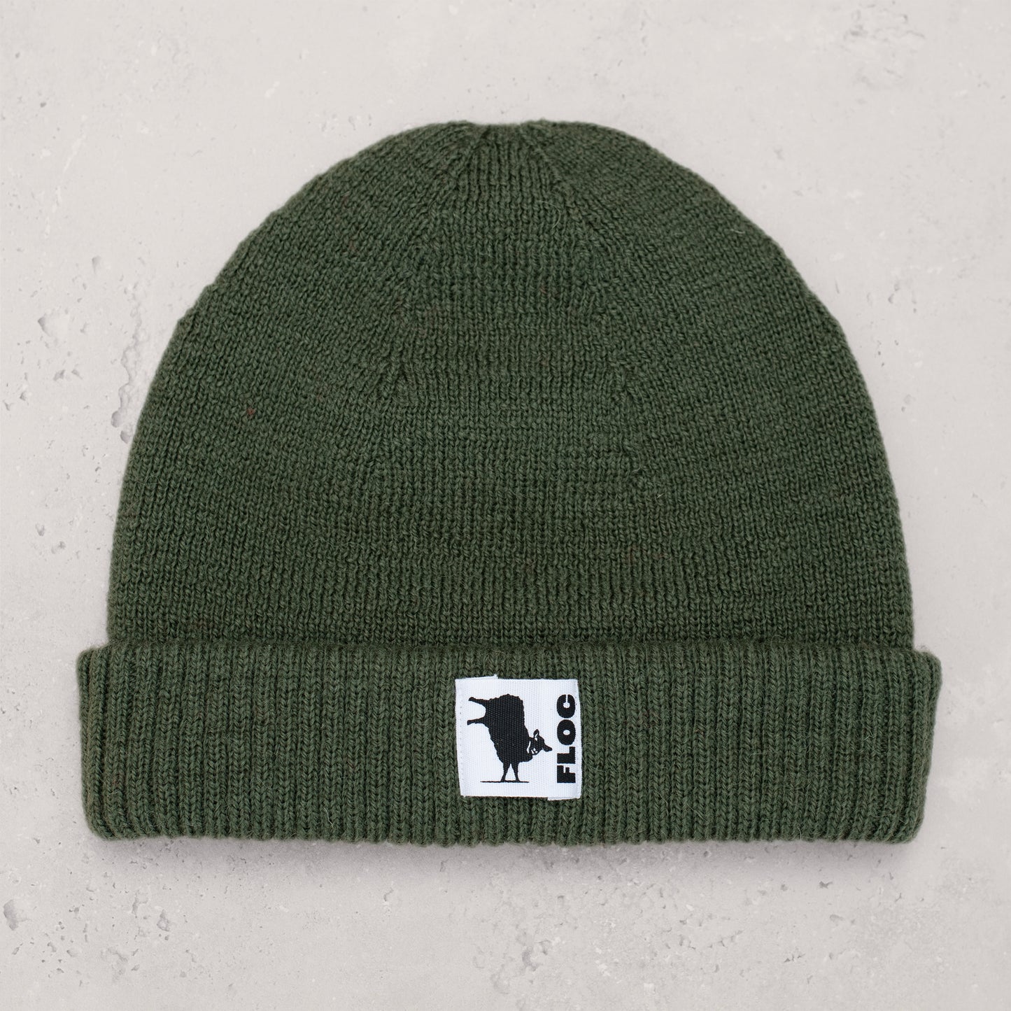 DOUBLE CUFF BEANIE - FROSTED SAGE