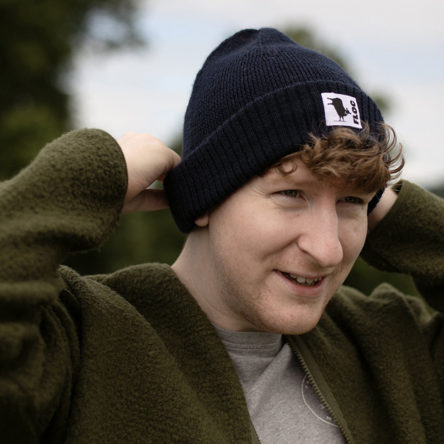 DOUBLE CUFF BEANIE - PERFECT NAVY