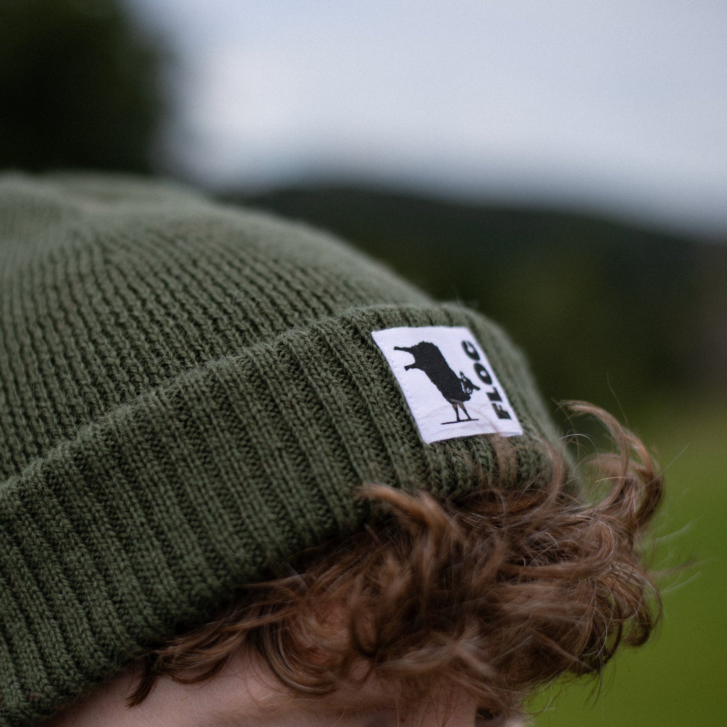 DOUBLE CUFF BEANIE - FROSTED SAGE