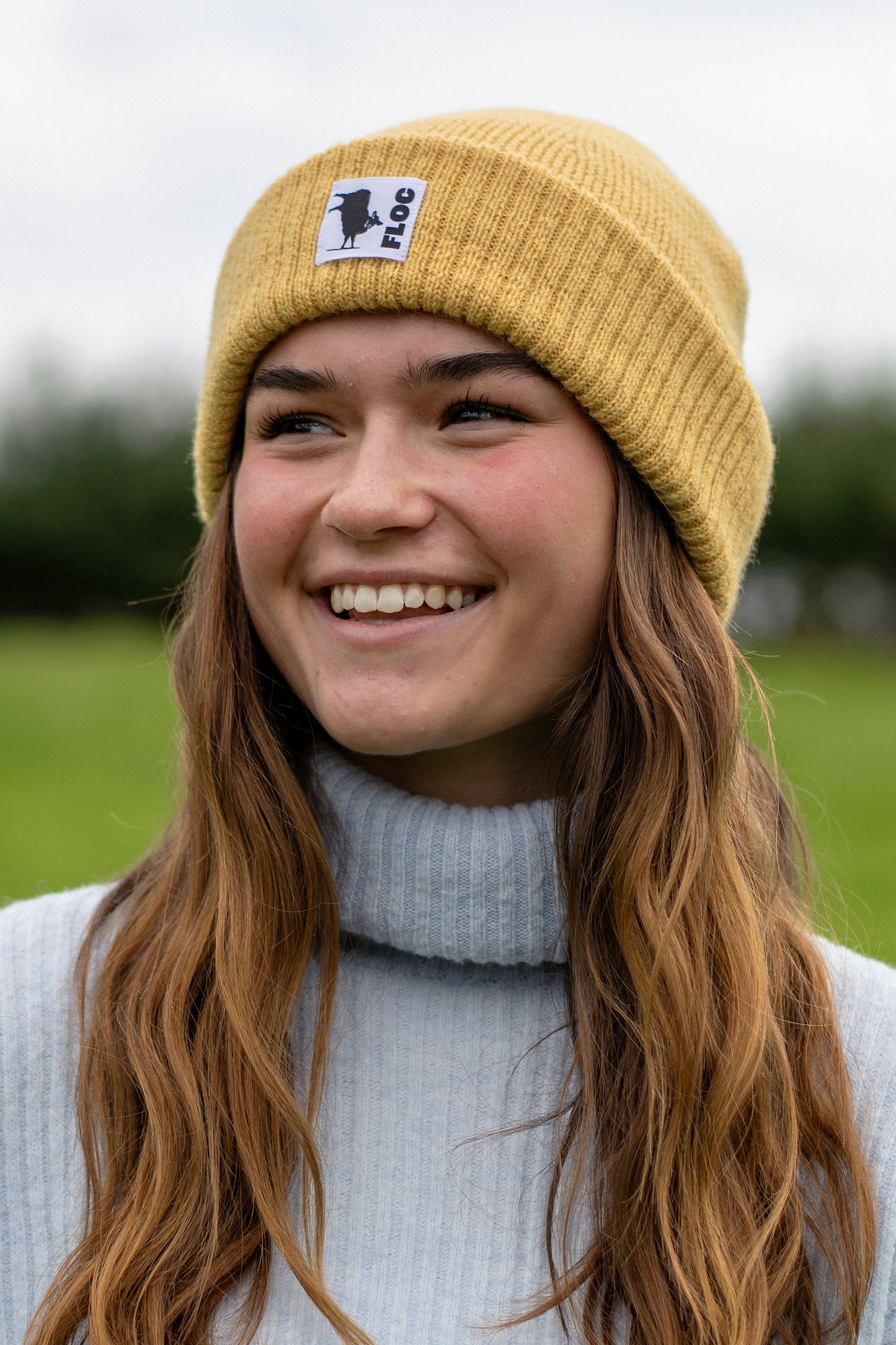 DOUBLE CUFF BEANIE - BUTTER