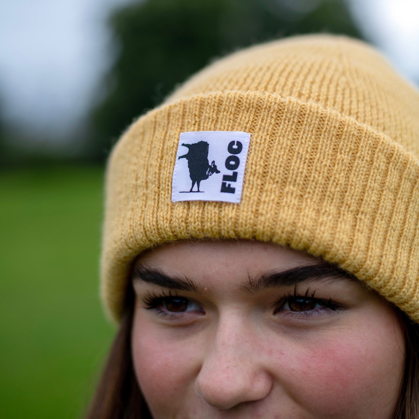 DOUBLE CUFF BEANIE - BUTTER