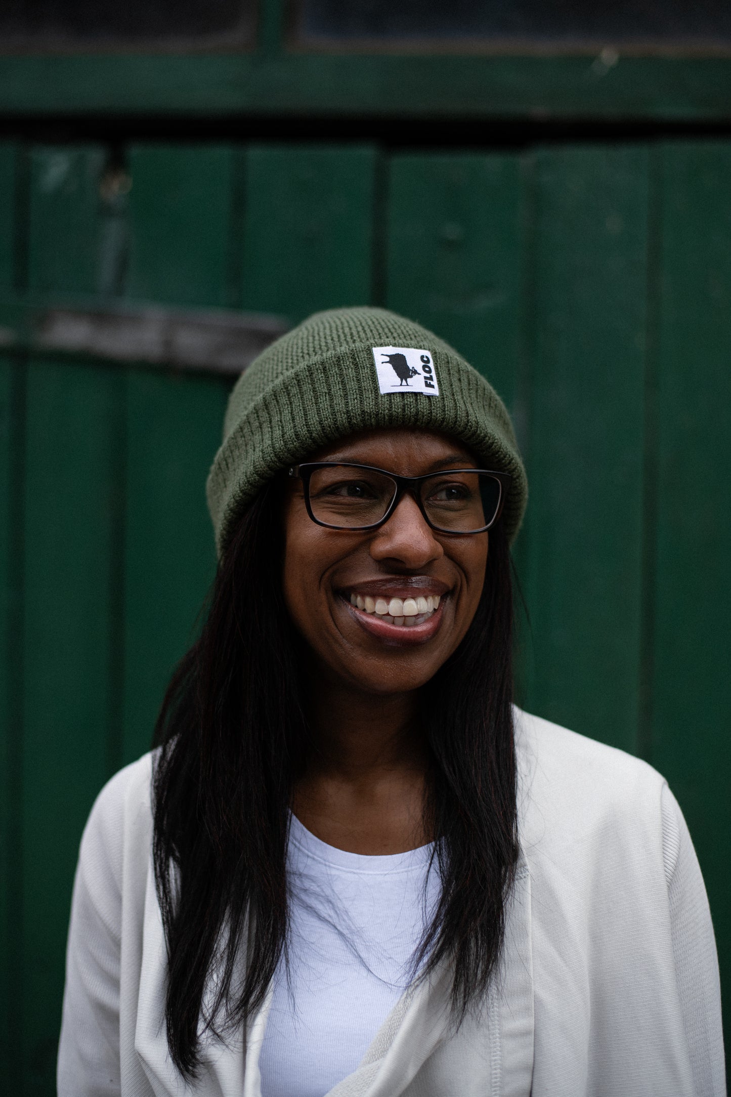 DOUBLE CUFF BEANIE - FROSTED SAGE