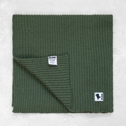 LUXURY KNITTED SCARF - FROSTED SAGE