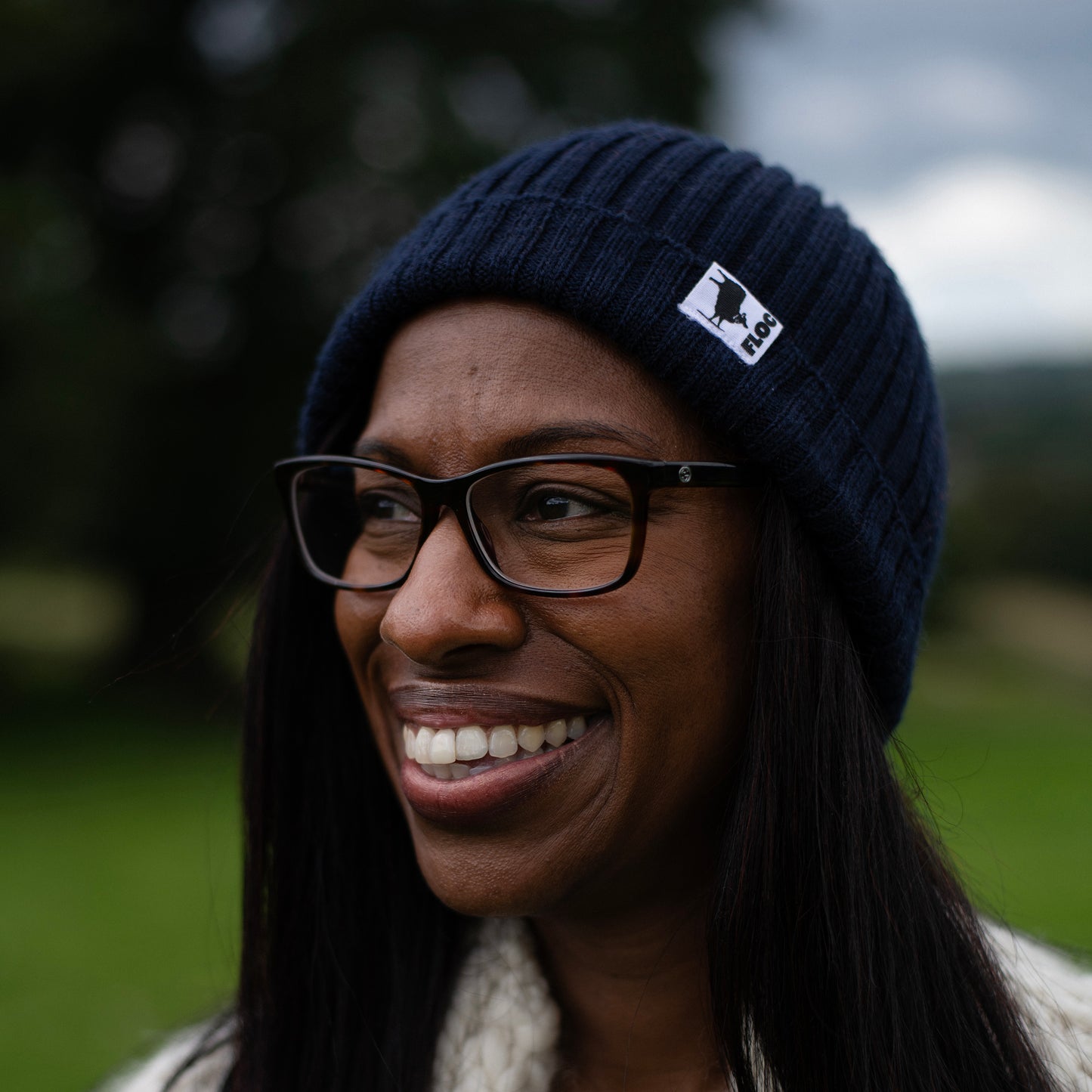 WOOL RIBBED BEANIE - PERFECT NAVY